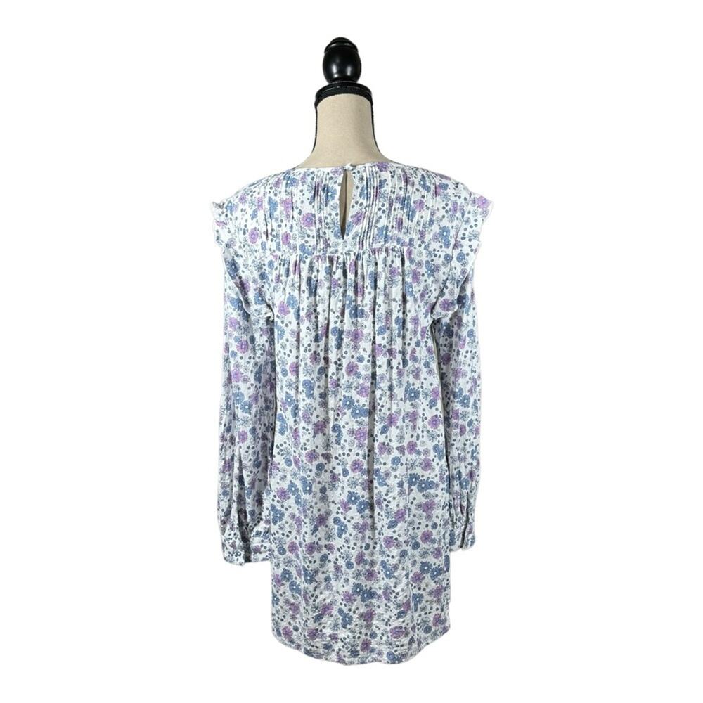 Modcloth Prairie Doll Floral Cottagecore Mini Dress Womens Size Large - Picture 6 of 7